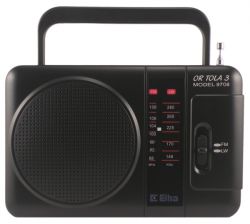 ELTRA TOLA FM/AM 0,5 W Mono fekete hordozható rádió