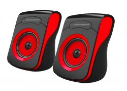 Esperanza EP140KR FLAMENCO 2.0 USB 2x3W piros asztali hangszóró
