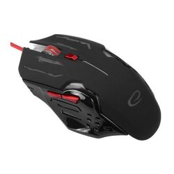 Esperanza EGM403R APACHE 6D USB piros vezetékes optikai gamer egér