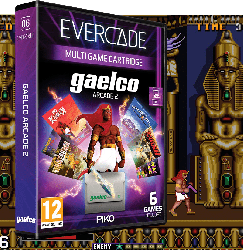 Evercade A6, Gaelco (Piko) Arcade 2, 6in1, Retro, Multi Game játékszoftver
