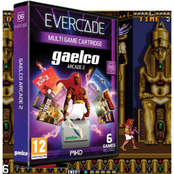 Evercade #03, Gaelco Arcade 1, 6in1, Retro, Multi Game, Játékszoftver csomag