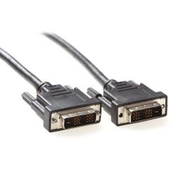 Ewent DVI-D Single Link M/M 2m fekete kábel