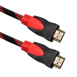 Esperanza EB192 HDMI 1.4B 3D 4Kx2K 1.5m fonott fekete/piros HDMI kábel