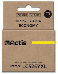 Actis KB-525Y Brother 15 ml sárga kompatibilis tintapatron
