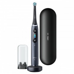 Braun Oral-B iO8 Fekete Forgófejes Elektromos fogkefe