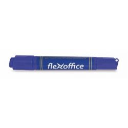 FLEXOFFICE "PM04" 0,8/6,0 mm kúpos/vágott kétvégű kék alkoholos marker