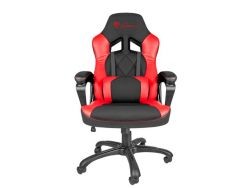 GENESIS SX33 PC Párnázott ülés Fekete, Vörös gamer szék