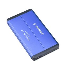 Gembird EE2-U3S-2-B USB 3.0,, 2,5" kék-fekete külső merevlemez ház