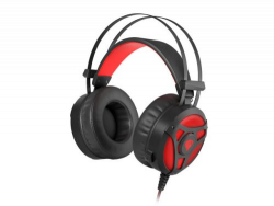 GENESIS Neon 360 Headset Vezetékes Fejpánt Játék Fekete, Vörös