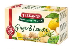 Teekanne World of Fruits gyömbér-citrom 20x1,75g filteres gyümölcs tea