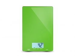LaFe WKS001, LCD kijelző, max. 5kg, Digitális, Üveg, Zöld, Konyhai mérleg