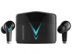 Tracer T6 Pro, GameZone, TWS, Bluetooth, USB-C, Fekete-Ezüst, Vezeték nélküli, Mikrofonos fülhallgató
