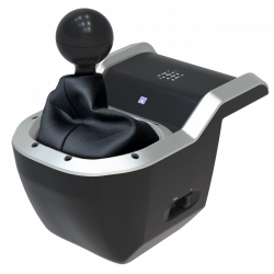 Hori Racing Shifter, 7 sebességes, 2 váltási mód, PC, USB, Fekete, Vezetékes sebességváltó