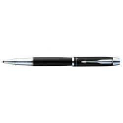 PARKER "IM Royal" 0,5 mm ezüst színű klip fekete tolltest fekete rollertoll