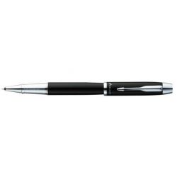 PARKER "IM Royal" 0,5 mm ezüst színű klip fekete tolltest fekete rollertoll