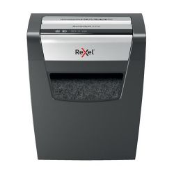 REXEL Momentum X410 konfettis, 10 lapos fekete iratmegsemmisítő