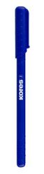 KORES "K0R-M" 0,7 mm háromszögletű kék kupakos golyóstoll 
