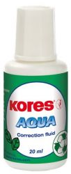 KORES "Aqua" 20 ml vízbázisú hibajavító folyadék