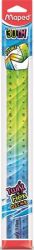 MAPED "Twist`n Flex Decor" 30 cm műanyag vonalzó 