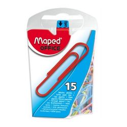 Maped 50mm színes gemkapocs (15 db/bliszter)