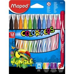 MAPED "Color`Peps Jungle" kimosható Filctoll készlet