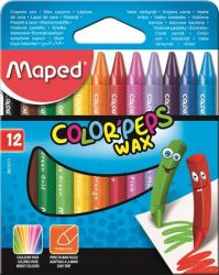 MAPED "Color`Peps Wax" 12 különböző színű zsírkréta 