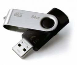 GOODRAM UTS2 64GB USB 2.0 fekete pendrive