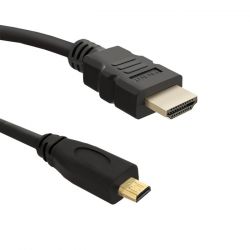 Qoltec 50400 HDMI 1.4 AM - Micro HDMI DM 2,0m fekete kábel