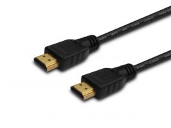 Elmak Savio CL-05 2m, HDMI - HDMI fekete kábel