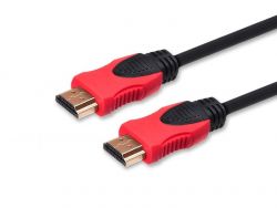 Elmak Savio GCL-04 HDMI 2.0 ethernet 3 m piros-fekete gamer kábel