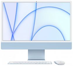 Apple iMac MGPL3ZE/A Retina 4.5K, 24", Apple M1, 8GB memória, 512GB SSD kék asztali számítógép