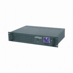 UPS Gembird Rack 19'' 3.4U 1500VA 4xIEC 230V IEC14 RJ11 USB LCD szünetmentes tápegység