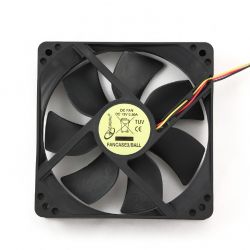 Gembird FANCASE3/BALL ATX golyóscsapágy 120x120mm 3-pin hűtőventilátor
