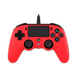 Bigben Nacon vezetékes piros PlayStation 4 kontroller