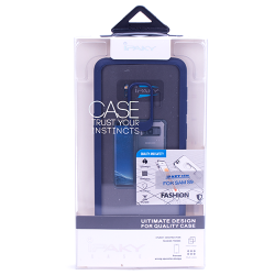 IPAKY Easy Strong Samsung Galaxy S9 Premium ütés és porálló kék védőtok