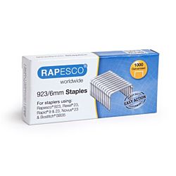 Rapesco 923/6 erős tűzőkapocs (1000 db/doboz)