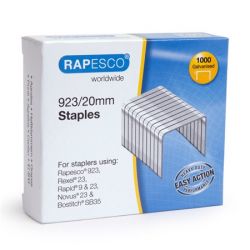 Rapesco 923/20 erős tűzőkapocs (1000 db/doboz)