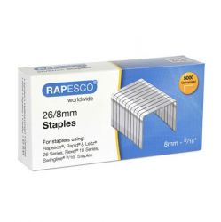 Rapesco 26/8 tűzőkapocs (5000 db/doboz)