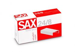 Sax 24/8 réz tűzőkapocs (1000 db/doboz)