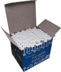 Fehér táblakréta (100 db/doboz)