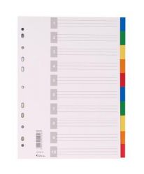 Victoria A4 10 részes színes műanyag regiszter