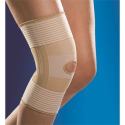 Anatomic Help S méret (29-33 cm) bézs elasztikus térdrögzítő nyitott patellával