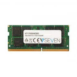 V7 V7170004GBS 4GB DDR4 2133MHZ CL15 SODIMM 1.2V zöld memória