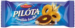 Győri Pilóta 150 g tejcsokoládés vaníliás karika
