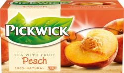 Pickwick 20x1,5g őszibarack ízű fekete tea