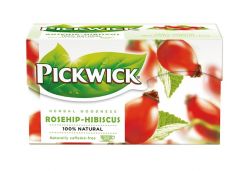 Pickwick 20x2,5g csipkebogyó-hibiszkusz ízű herba tea