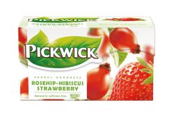Pickwick 20x2,5g Eper-Csipkebogyó-Hibiszkusz ízú herba tea