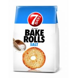 7DAYS "Bake Rolls" 80 g sós pirított kenyérkarika 
