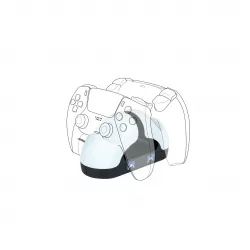 BigBen Dual Charging Station V3, PlayStation 5, DualSense™, Fekete-Fehér, Kontroller töltőállomás