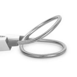 Verbatim 48865 USB 2.0 (M) - microUSB 2.0 (M) 30cm ezüst USB töltő- és szinkronkábel